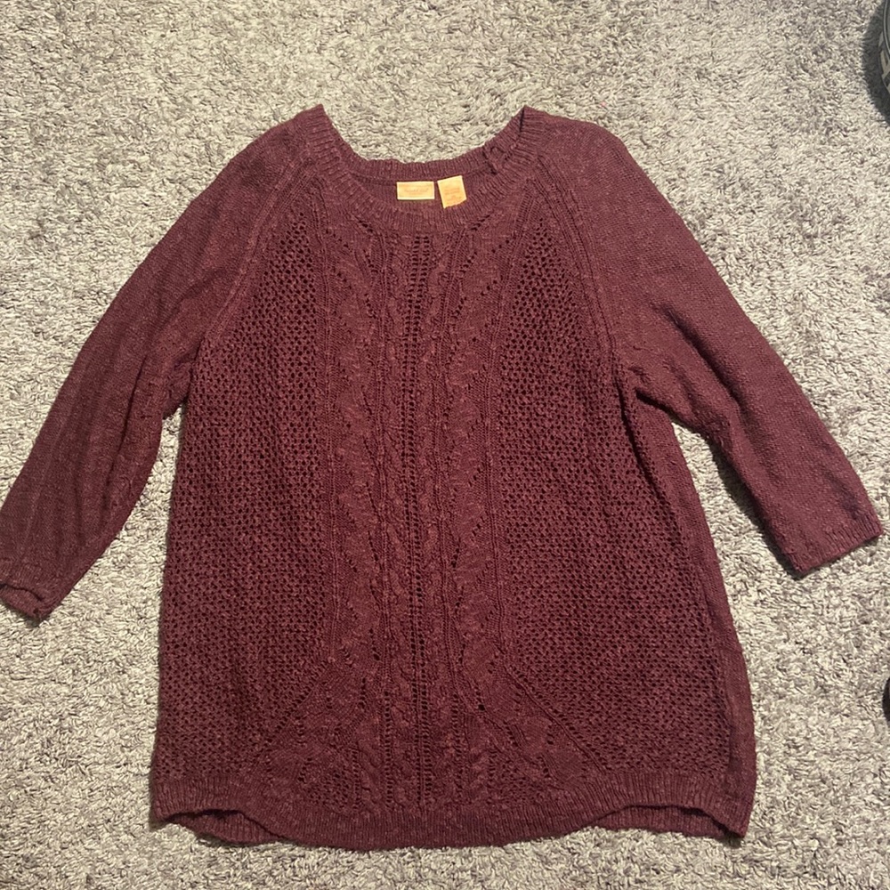North crest tunic sweater women’s plus
